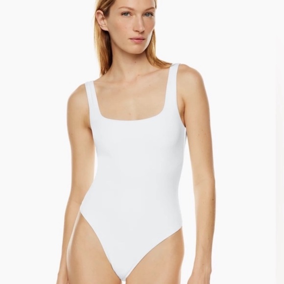 ARITZIA Babaton White Bodysuit Top - Picture 2 of 5